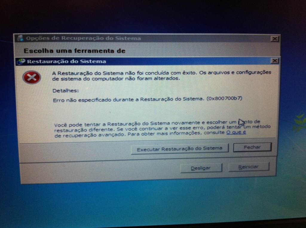 COMO RESOLVER O ERRO OXC000142?