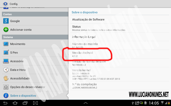 Como atualizar o Tablet Samsung n8000 para KITKAT?
