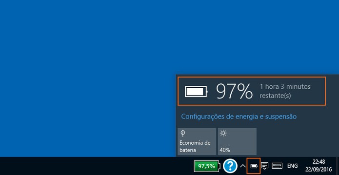 ícone da bateria windows 10 sumiu da barra?