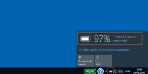 ícone da bateria do windows sumiu da barra?