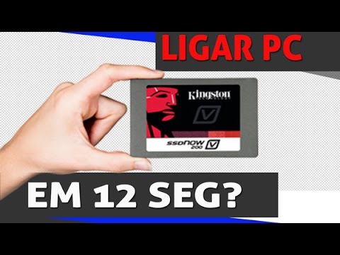 Ligar o PC, Boot em 12 segundos com ssd kingston