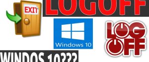 Como fazer logoff no windows 10