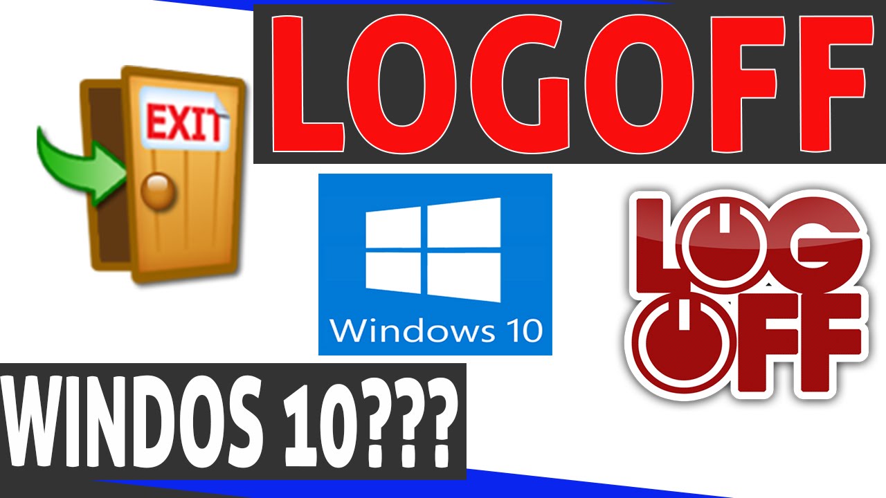 Como fazer logoff no windows 10