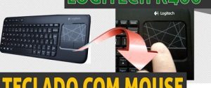 Review teclado com mouse integrado sem fio da logitc k400