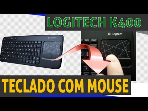 Review teclado com mouse integrado sem fio da logitc k400