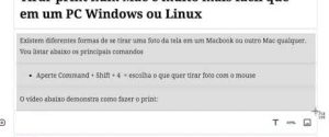 como tirar print em um mac?