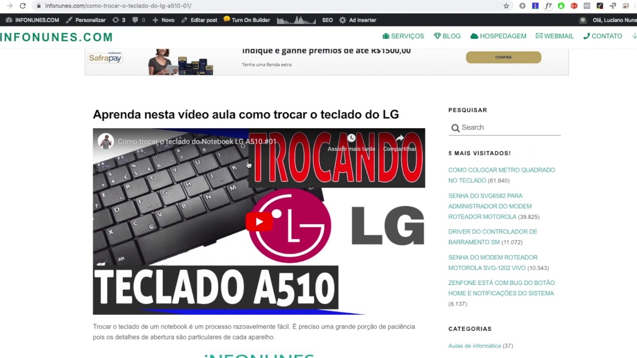 Aula Adsense + WordPress aula adsense wordpress