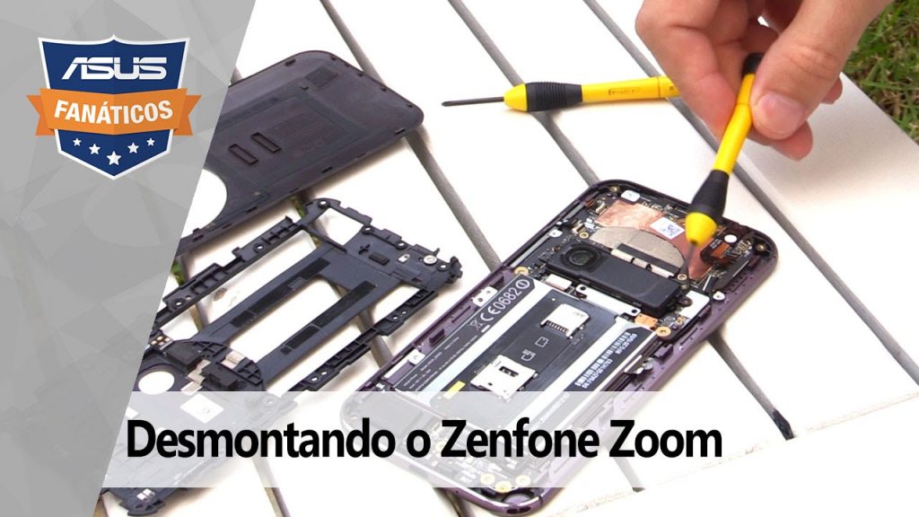desmontando o zenfone zoom