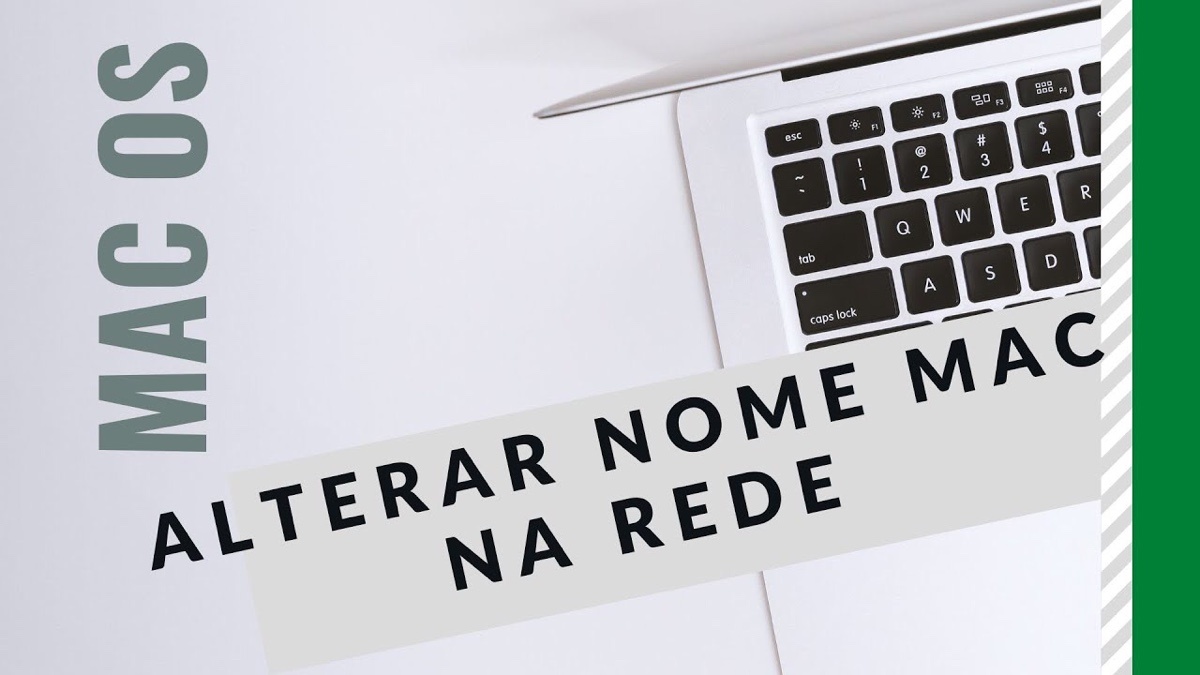 alterar nome mac os na rede