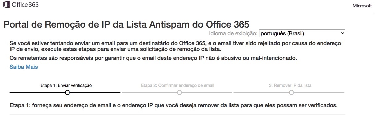 bloqueio e-mail hotmail e office 365 de receber