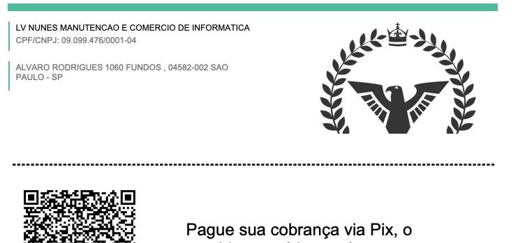 Boleto infonunes hospedagem